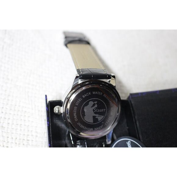 Stauer 28997 Blue Dial Cotswold Mineral Crystal Water Resistant (New) - Picture 3 of 3